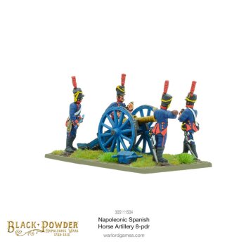 Napoleonic Spanish Horse Artillery with 8-Pdr
