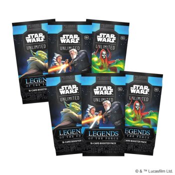 Star Wars: Unlimited – Legends of the Force (Singlebooster) - (English)