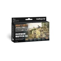 70.207N WWII Paint Set German Waffen SS (6x18ml) - Model Color