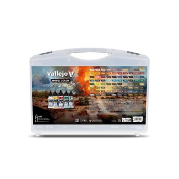 70.254 Combination Case (80x18ml base, shadow & light tones) - Model Color