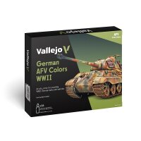 70.255 German AFV Colors WWII (16x18ml) - Model Color