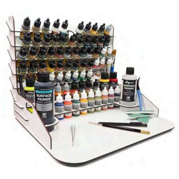 26.012 Accesories - Paint display and work station (40x30cm) with vertical storage
