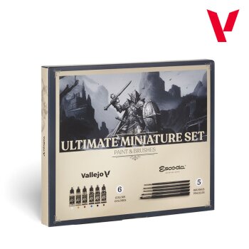 72.206 Ultimate miniature set - Paint & Brushes (5) - Game Color