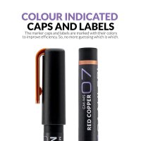 Metallic Series Markers Red Copper (6x)
