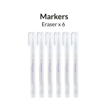 Metallic Series Markers Eraser (6x)