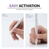 Metallic Series Markers Eraser (6x)