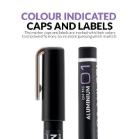 Metallic Series Markers Aluminium (2x)