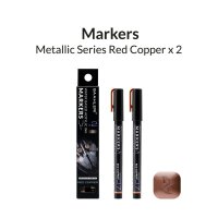 Metallic Series Markers Red Copper (2x)