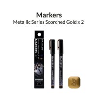Metallic Series Markers Scorched Gold (2x)