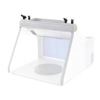 Wiltec Paint Station für Airbrushabsauganlage, Ablage für Farben, 4 Halterungen für Airbrushpistolen, Aufsatz für Airbrush Absauganlage