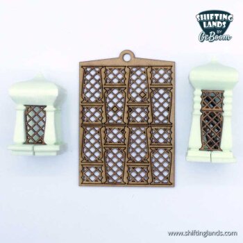 Orientalische Fenster, Pagodenfenster