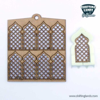 Orientalische Fenster Medium