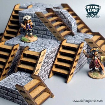 Stairway Set (3 Pack With 2 Bridges)