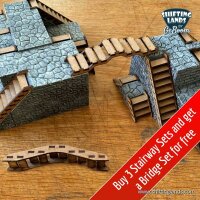 Stairway Set (3 Pack With 2 Bridges)