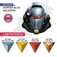 Winter Blue Soldiers 4 x 18mL (Quick Gen Set)