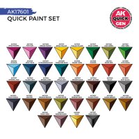 Quick Paint Set 36 Quick Gen Colors (36 x 18mL)
