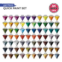 Quick Paint Set 72 Quick Gen Colors  (72 x 18mL)