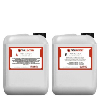 TFC silicone rubber type 15 translucent Shore 32 1:1 medium hard - size: 10kg (2x5kg)