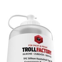 TFC Silikon Kautschuk Typ 18 Lebensmittel transluzent mittelhart Shore 30 1:1 - Größe: 500g (2x 250g)