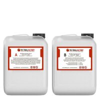 TFC Silicone Rubber Type 18 Food Grade Translucent Medium Hard Shore 30 1:1 - Size: 10kg (2x 5kg)