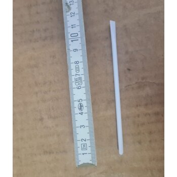 Spatel aus Kunststoff weiß 115mm x 6mm - Anzahl: 100 Stück