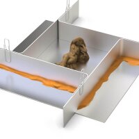 TFC mold making modeling clay brown plasticine soft and sulfur-free - Size: 1000g