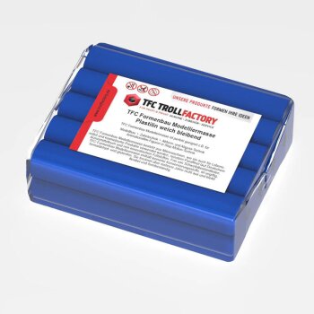 TFC Formenbau Modelliermasse dunkelblau Plastilin weich bleibend schwefelfrei - Größe: 10kg (10x1000g)