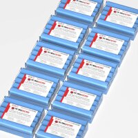 TFC SUPER CLAY modeling clay light blue, extremely fine texture, smooth, dimensionally stable, permanently plastic - Size: 5 kg (10 x 500 g)