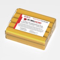 TFC SUPER CLAY modeling clay ochre, ultra-fine texture, smooth, dimensionally stable, permanently plastic - Size: 500g