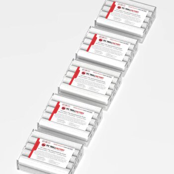 TFC SUPER CLAY white modeling clay, ultra-fine texture, smooth, dimensionally stable, permanently plastic - Size: 2.5 kg (5 x 500 g)