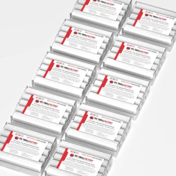 TFC SUPER CLAY white modeling clay, ultra-fine texture, smooth, dimensionally stable, permanently plastic - Size: 5 kg (10 x 500 g)