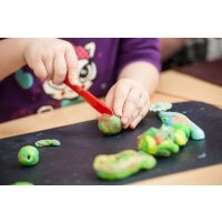 TFC SUPER CLAY white modeling clay, ultra-fine texture, smooth, dimensionally stable, permanently plastic - Size: 5 kg (10 x 500 g)