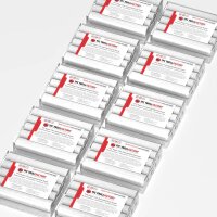 TFC SUPER CLAY white modeling clay, ultra-fine texture, smooth, dimensionally stable, permanently plastic - Size: 5 kg (10 x 500 g)