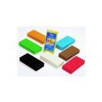 Plasticine clay non-hardening brown, 250g