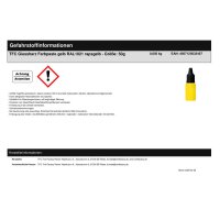 TFC Casting Resin Color Paste Yellow RAL1021 Rapeseed Yellow - Size: 50g
