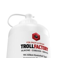TFC Troll Factory Silicone Rubber Type 2 Molding Silicone Medium Hard 1:1 RTV NV - Size: 2kg (2x1kg)