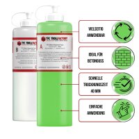 TFC Troll Factory Silicone Rubber Type 2 Molding Silicone Medium Hard 1:1 RTV NV - Size: 2kg (2x1kg)