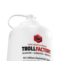 TFC Silicone Rubber Type 1 Molding Silicone Soft 1:1 NV Troll Factory RTV - Size: 1 kg (2x 500g)