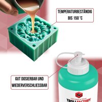 TFC Silicone Rubber Type 1 Molding Silicone Soft 1:1 NV Troll Factory RTV - Size: 2 kg (2x 1 kg)