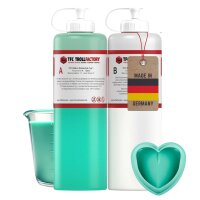 TFC Silicone Rubber Type 1 Molding Silicone Soft 1:1 NV Troll Factory RTV - Size: 10 kg (2x 5 kg)