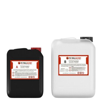 TFC EP casting resin epoxy resin clear transparent 2:1 - Size: 15 kg (10 kg A + 5 kg B)