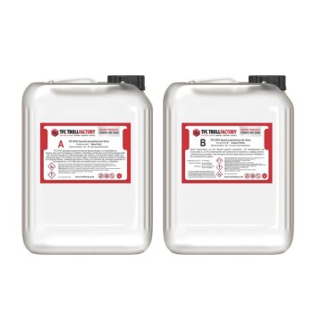 TFC EP01 Epoxy Resin Epoxy Casting Resin Laminating Resin up to 10mm including disposable gloves - Size: 36.25kg Set (25kg+11.25kg)