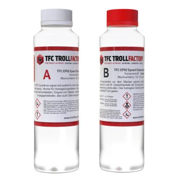 TFC EP02 Epoxy Resin Epoxid Giessharz Dickschicht bis 100mm inkl. Einweghandschuhe - Größe: 6kg Set (4000g+2000g)