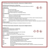 TFC EP02 Epoxy Resin Epoxid Giessharz Dickschicht bis 100mm inkl. Einweghandschuhe - Größe: 6kg Set (4000g+2000g)