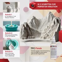 TFC Xyrarock FIBRE fiber-reinforced extra break-resistant snow white 4:1 - Size: 5 kg