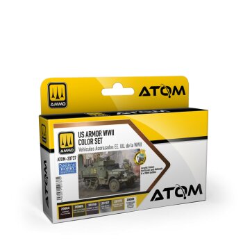 ATOM US Armor WWII Colour Set (6x20mL)