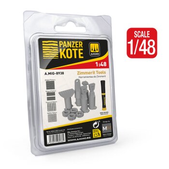 PANZER KOTE Zimmerit Tools 1:48l