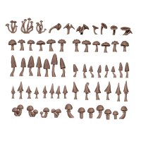 Forest Mushrooms - Basing Bits (63 Pieces)