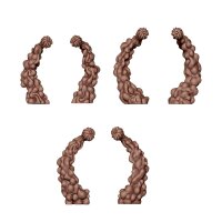 Jump-Pack Trail Fx - Basing Bits (6 Pieces)