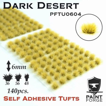 Tufts - Dark Desert 6mm